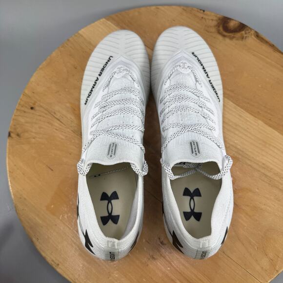 Under Armour Shadow Elite 2.0 FG Mens Size 13 Soccer Cleats White 3027239-105 - Picture 5 of 9